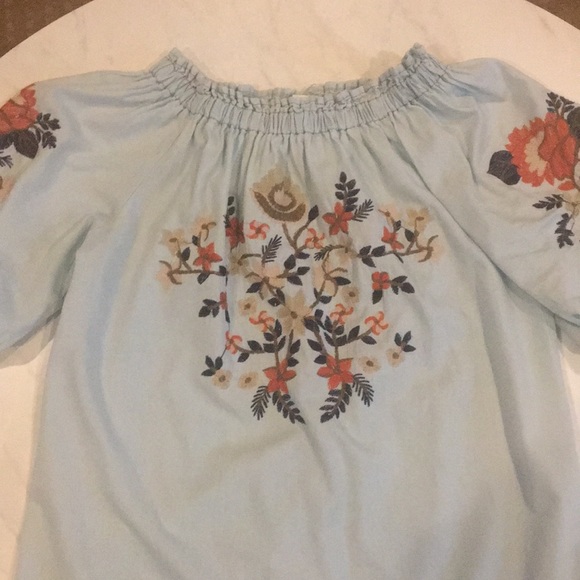 Embroidered off shoulder dress - Picture 3 of 3